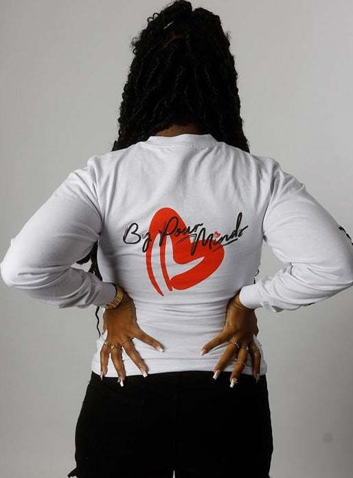 By Pour Minds Long Sleeve - White