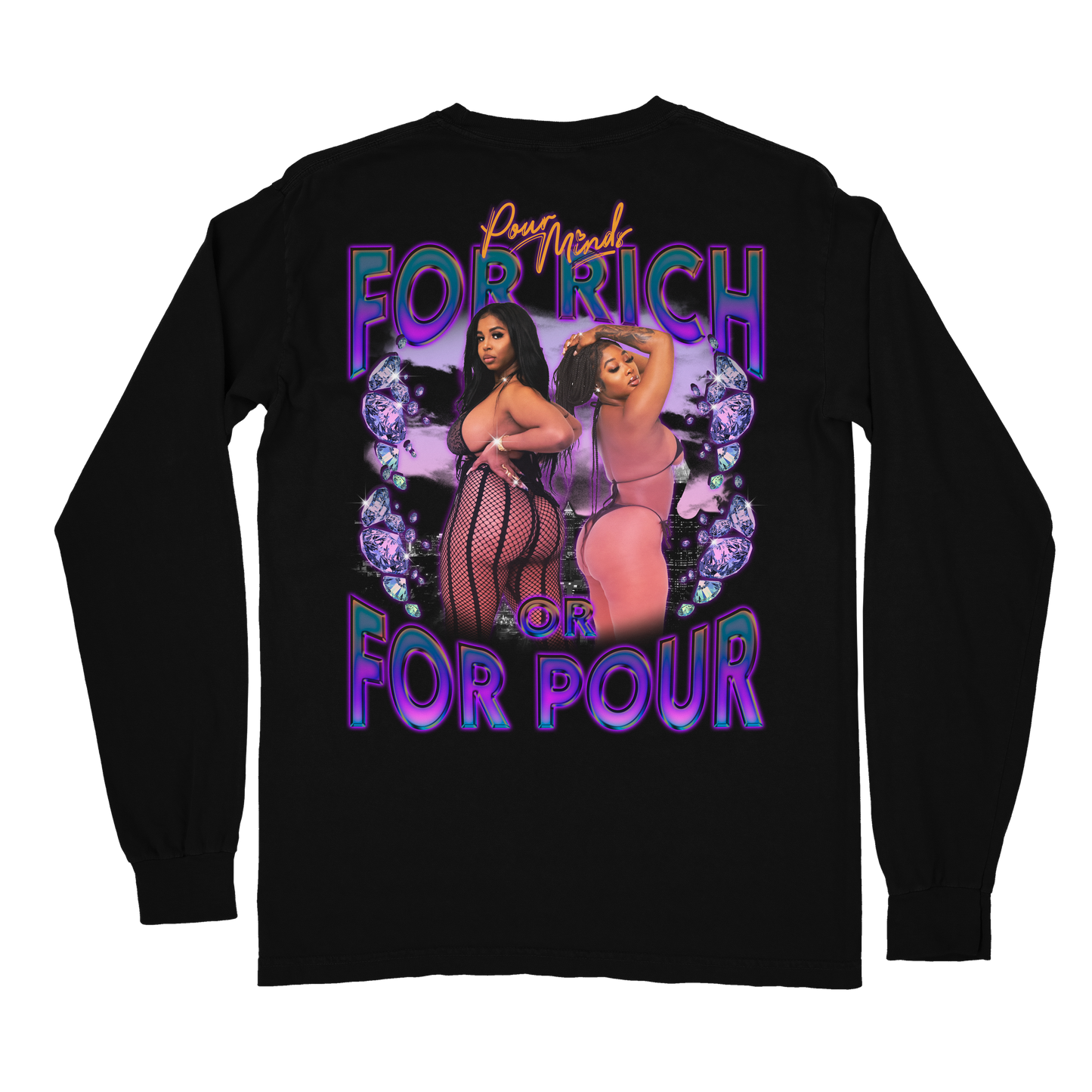 Lex P & Drea Nicole Long Sleeve Rap Tee